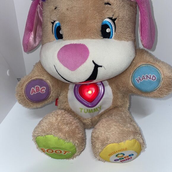 Fisher-Price - Laugh & Learn Smart Stages Plush Sis The Puppy Toy - Fun Learning - Picture 7 of 7